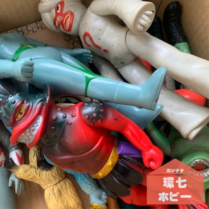 ミラーマン タイガーマスク 海のトリトン 仮面ライダー ソフビ人形