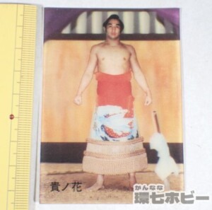 大相撲 貴ノ花 ホログラム3Dカード