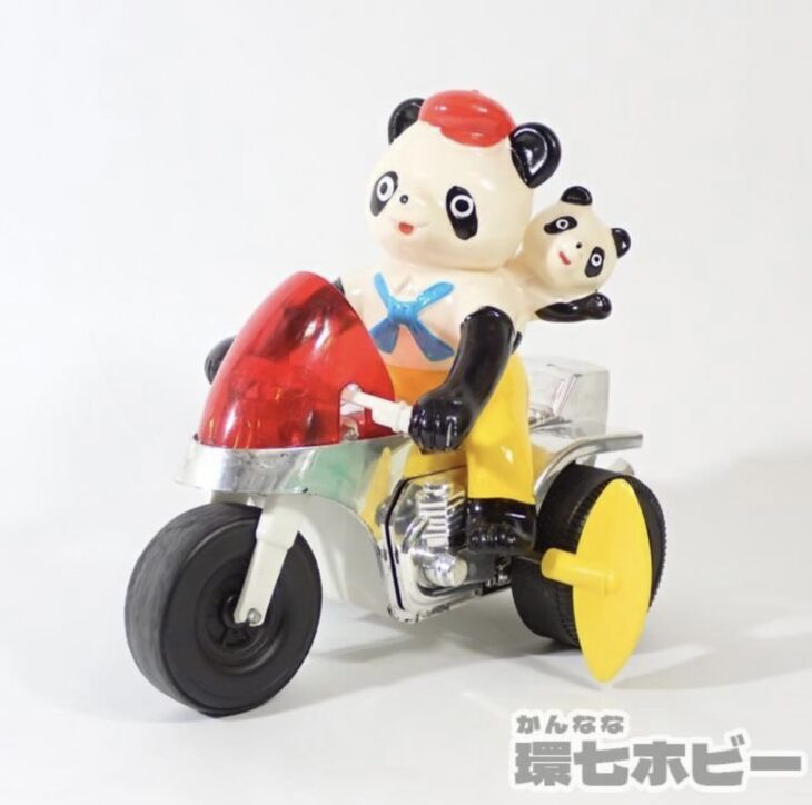 おやこパンダ 三輪バイク ゼンマイ式 ソフビ人形をお買取りいたしまし