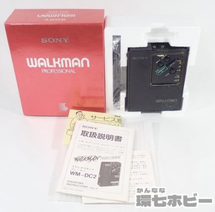 SONY WALKMAN WM-2 カセットウォークマン 黒 ケース付 整備済その他は付属しません