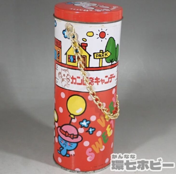 1976年 サンリオ バニー&ラッティ マッティ カンロちゃんキャンデー お菓子の空き缶