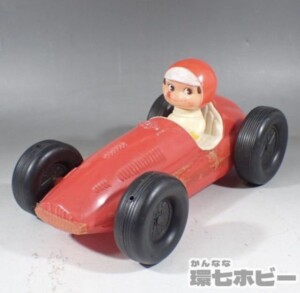 不二家 ペコちゃん レーシングカー ソフビ ミニカー