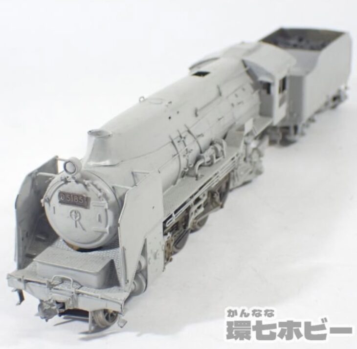 HOゲージ D51 蒸気機関車 金属製 キット完成品 鉄道模型