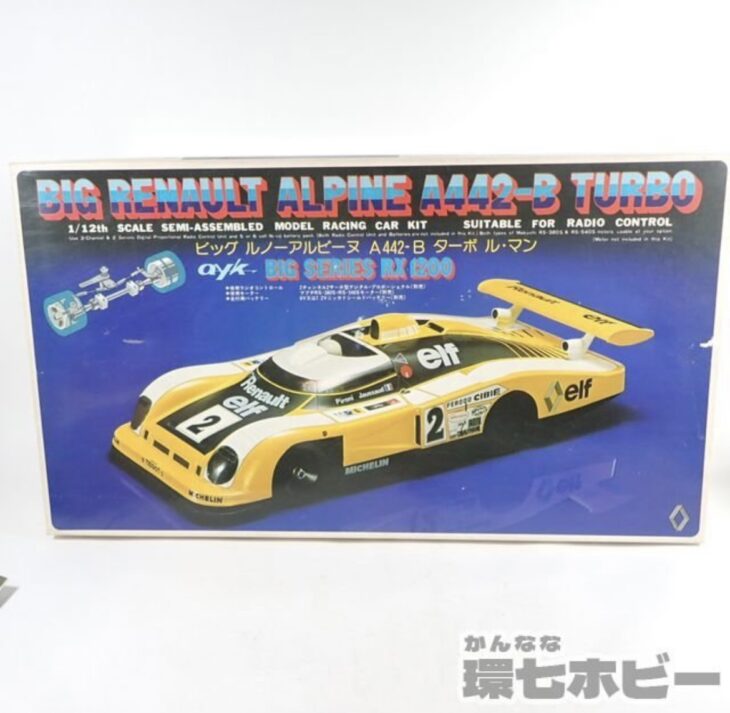 ayk 青柳金属 1/12 ビッグ ルノー アールピーヌ A442-B ターボ ル・マン 完成品 電動RC ラジコン