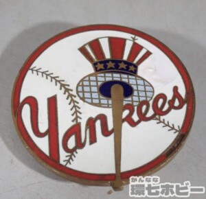 1955年 ニューヨークヤンキース 日米親善野球大会 バッジ バックル