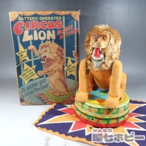 岩谷製作所 サーカス ライオン CIRCUS LION 日本製 ブリキ 人形 箱有り