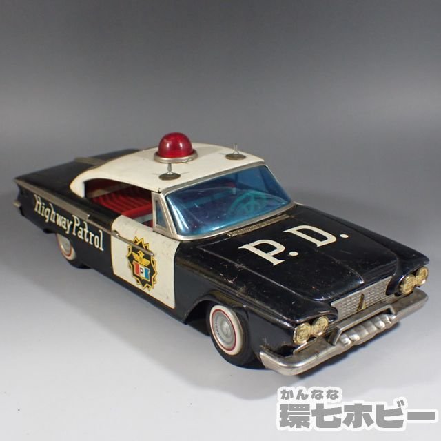 イチコー ICHIKO プリムス Plymouth ブリキ パトカー 日本製 ジャンク 箱無し