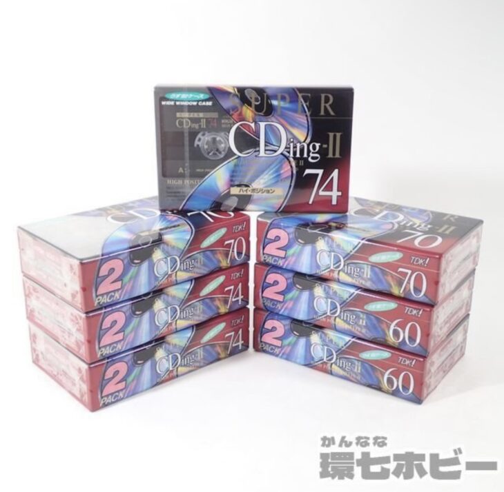 新品未開封 TDK SUPER CDingⅡ SCD2-60 70 74 ハイポジション カセットテープ
