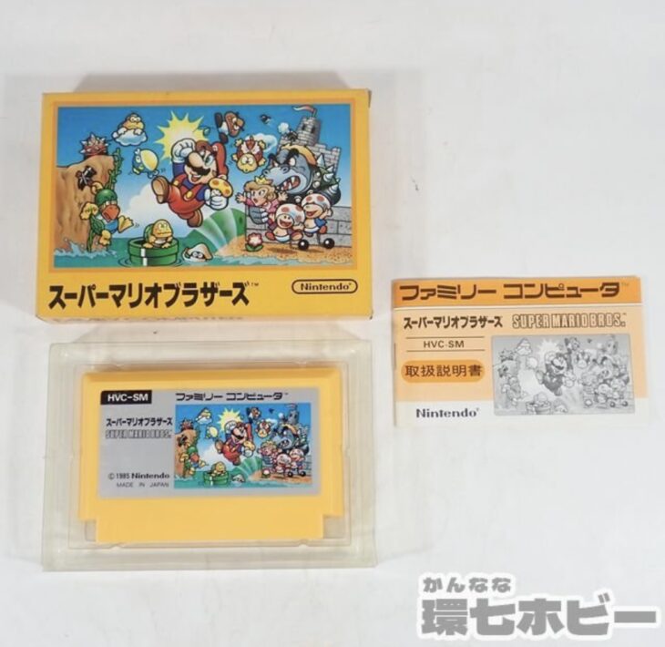 任天堂 スーパーマリオブラザーズ ファミコン ソフト 箱・説明書