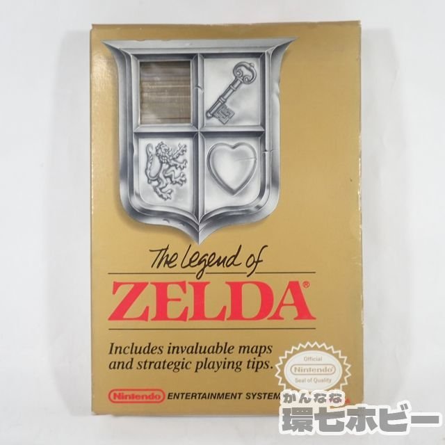 NES 任天堂 Nintendo ゼルダの伝説 The Legend of ZELDA 北米版 海外版 ファミコン ソフト 箱・説明書有り