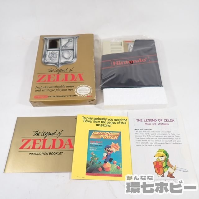 NES 任天堂 Nintendo ゼルダの伝説 The Legend of ZELDA 北米版 海外版 ファミコン ソフト 箱・説明書有り
