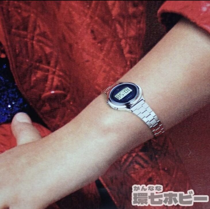 CASIO カシオ 山口百恵 女もデジタル。 腕時計 特大 A1 ポスターを出張 