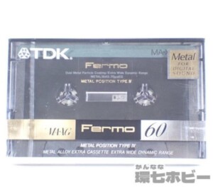 新品未開封 TDK MA-XG 60 メタルポジション Fermo カセットテープ