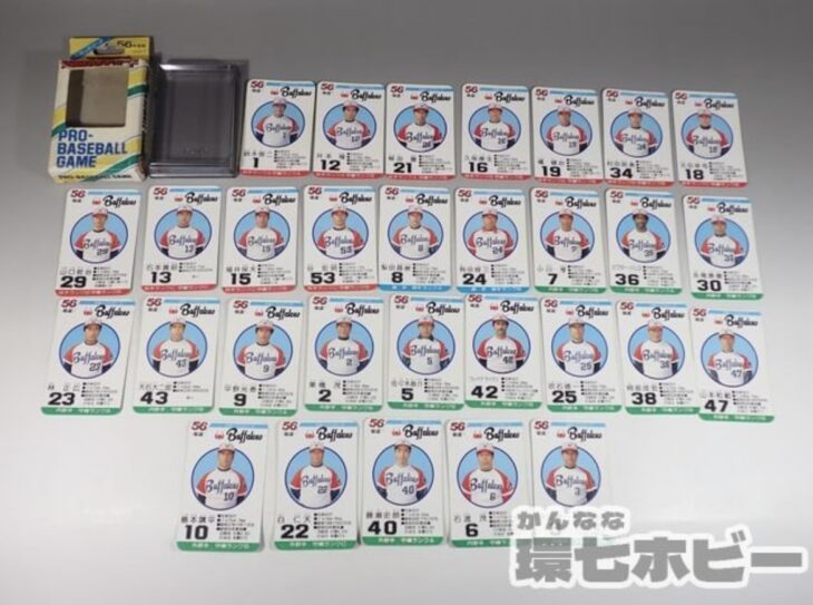 昭和56年度版 旧タカラ プロ野球ゲーム 近鉄バファローズ カードゲーム