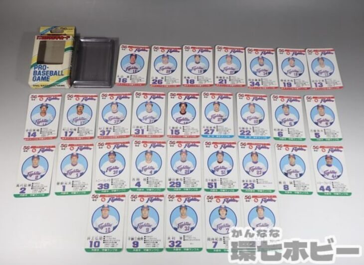 昭和56年度版 旧タカラ プロ野球ゲーム 日本ハムファイターズ カードゲーム