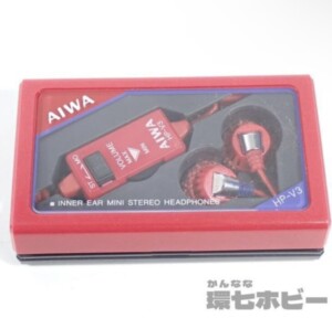 当時物 AIWA アイワ HP-V3 カセットボーイ用 イヤフォン イヤホン