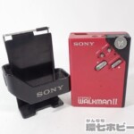 SONY ソニー WM-2 ポータブル カセットプレーヤー ウォークマン レッド 収納ケース付 ジャンク