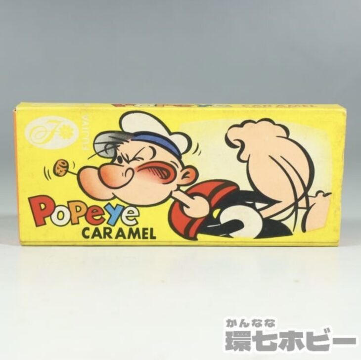 不二家 ポパイ POPEYE オリーブ キャラメル 空箱 参考買取価格 ｜買取専門店 環七ホビー