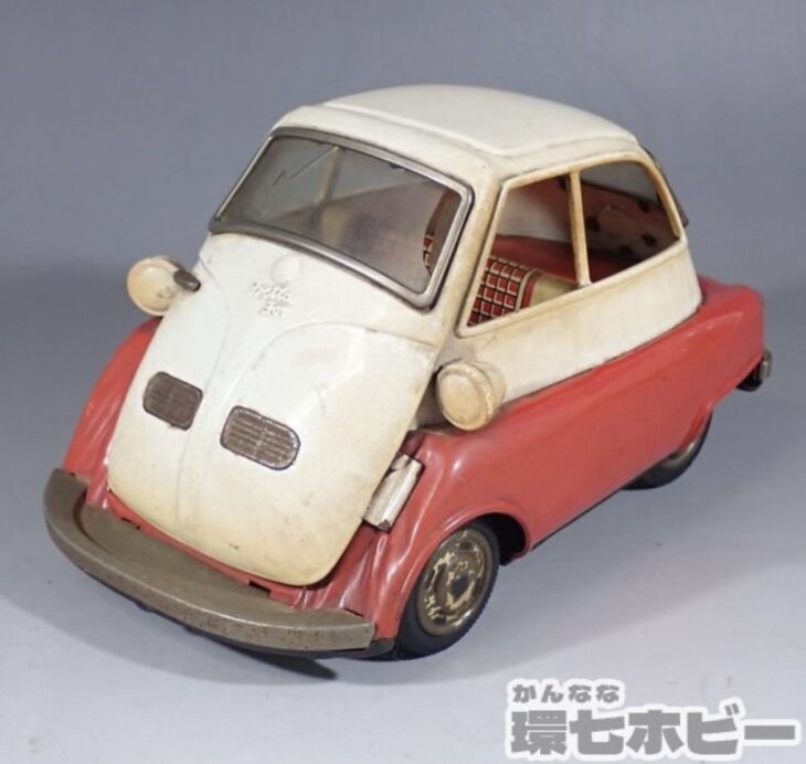 萬代屋 BCバンダイ BMW イセッタ Isetta 300 ブリキ ミニカー 日本製 フリクションカー