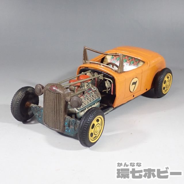 萬代屋 BCバンダイ ホットロッド スピードデーモン ブリキ ミニカー 日本製 フリクションカー