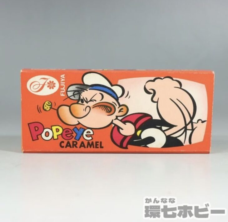 不二家 ポパイ POPEYE オリーブ キャラメル 空箱