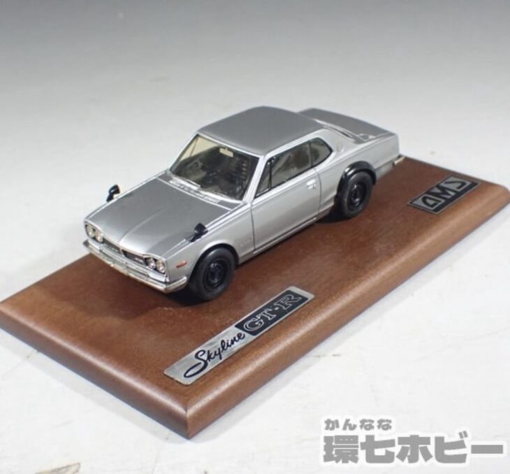 AMS 1/43 日産 スカイライン GT-R 限定300台 シリアル番号付き グレー ミニカー