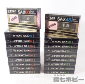 新品未開封 未使用 TDK SA-X46 SA-X60 SA-X90 ハイポジション カセットテープ 21本