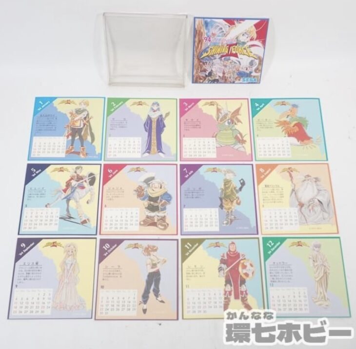 MD メガドライブ販促品 セガ シャイニングフォース SHINING FORCE 1994 カレンダー