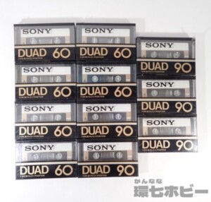 新品未開封 未使用 SONY ソニー DUAD60 DUAD90 フェリクロム(Fe-Cr)ポジション カセットテープ