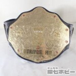 WCW WWE プロレス 世界ヘビー級レスリング チャンピオンベルト トリプルH 2003年 ジャンク