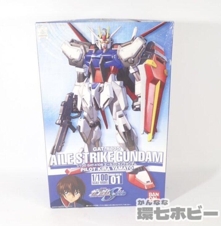 未組立 バンダイ 1/100 機動戦士ガンダムSEED GAT-X105 エールストライクガンダム プラモデル