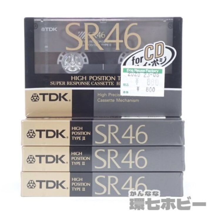 新品未開封 TDK SR46 ハイポジション カセットテープ