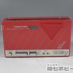 東芝 TOSHIBA KT-AS10 ウォーキー Walky ポータブル カセットプレーヤー 赤 ジャンク