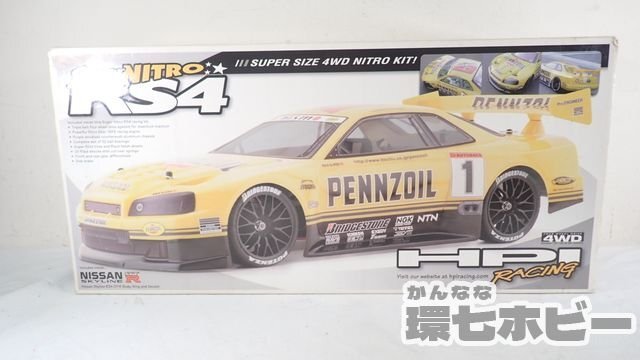未組立 HPI racing 1/10 ニッサン スカイラインR34 GT-R スーパーナイトロ RS4 電動RC ラジコン キット