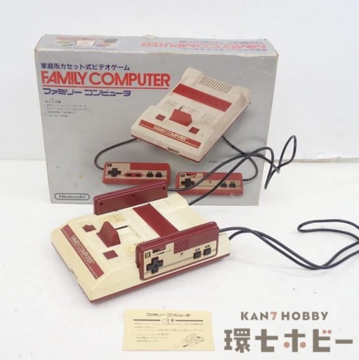 FC 四角ボタン 任天堂 ファミコン 本体 HVC-001