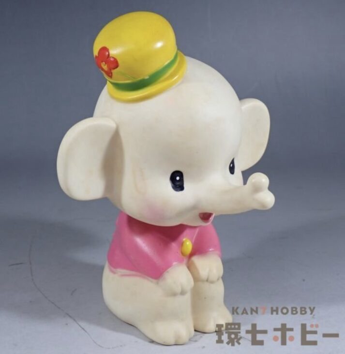 マスダヤ 増田屋 小学館の児童書キャラクター 子象のマウリとミレネ ゾウ ソフビ