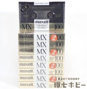 新品未開封 Maxell マクセル MX 100 メタルポジション カセットテープ 9本セット
