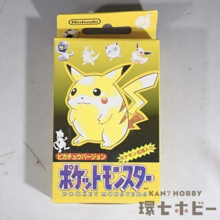 未使用 任天堂 ポケットモンスター ポケモン トランプ ピカチュウ バージョン