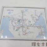 近鉄線ご案内 路線図 看板