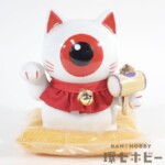 当時物 ゲゲゲの鬼太郎 目玉おやじ 招き猫 貯金箱 陶器製