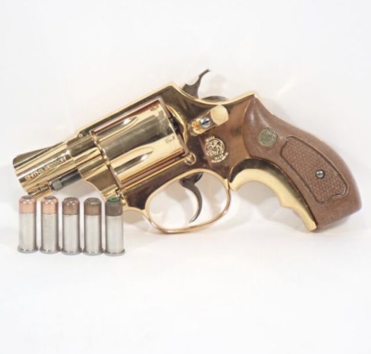 コクサイ S&W M36 SMGマーク認証(金属製/合法) モデルガン カートリッジ付 ジャンク