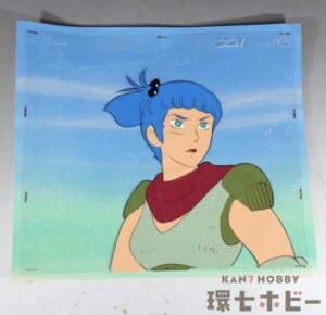 戦闘メカ ザブングル 背景付き セル画