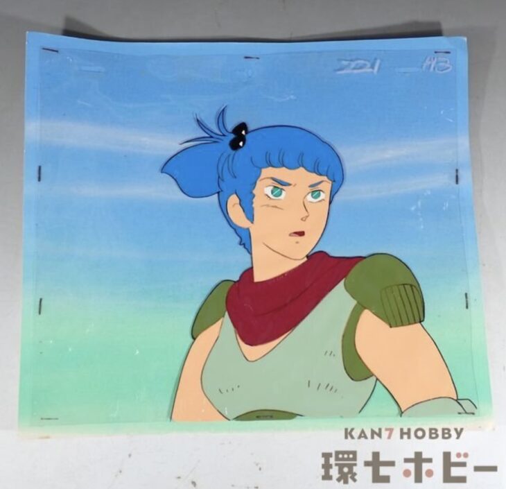 戦闘メカ ザブングル 背景付き セル画