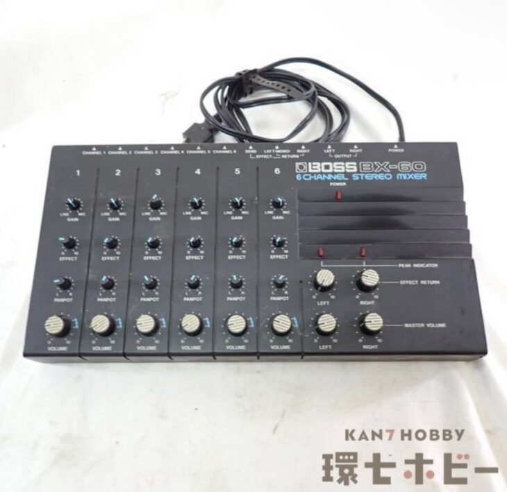 ボス BOSS BX-60 6チャンネル ステレオミキサー ジャンク