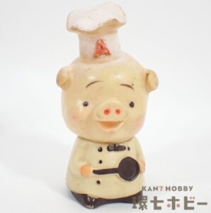エースコック こぶた ソフビ 貯金箱