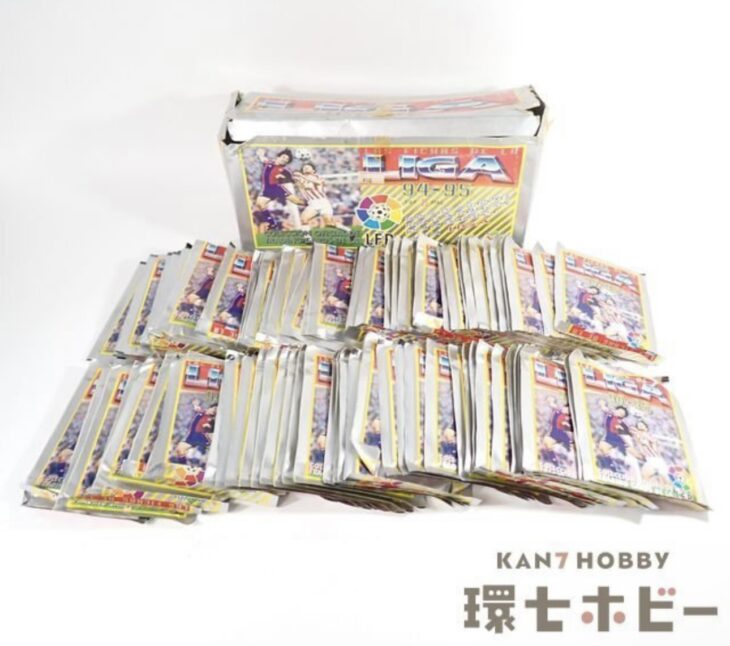 未開封 LAS FICHAS DE LA LIGA 94-95 サッカー カード スペインリーグ 81パック