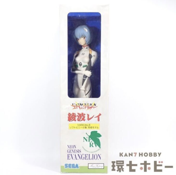 セガ・エンタープライゼス 1/4 綾波レイ フィギュア ソフビ 完成モデル