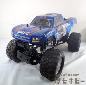 タミヤ 1/10 モンスタートラック アグリオス フタバ 受信機 R304SB モーターTEU106KB 電動RC ラジコン