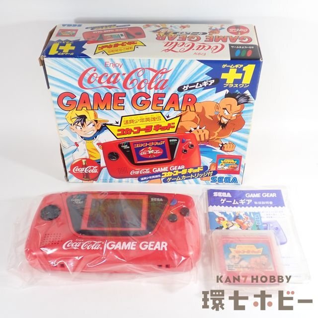 GG セガ ゲームギア コカ・コーラ コカ・コーラキッド 本体 ゲームカートリッジ付