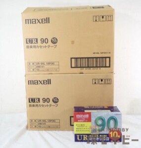 新品未開封 maxell UR-90L 10巻×10P×2箱 カセットテープ 大量 200本